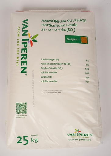 Minerālmēsli šķīstošie Ammonium Sulphate 25kg